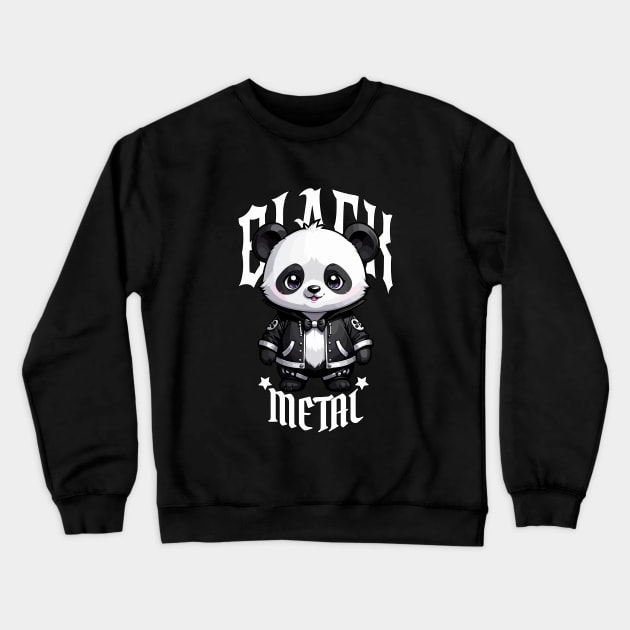 BLACK METAL Crewneck Sweatshirt by vibrain